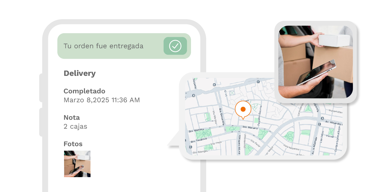 Pruebas de entrega